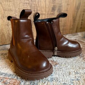 SHEIN Brown Kids Boots